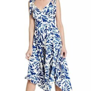ALEXIS for Target Botanical Tie Strap Asymmetrical Hem Dress size 2X
